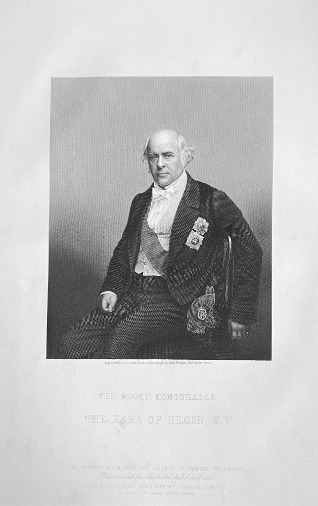 The Right Honourable The Earl of Elgin, K.T.   1860.