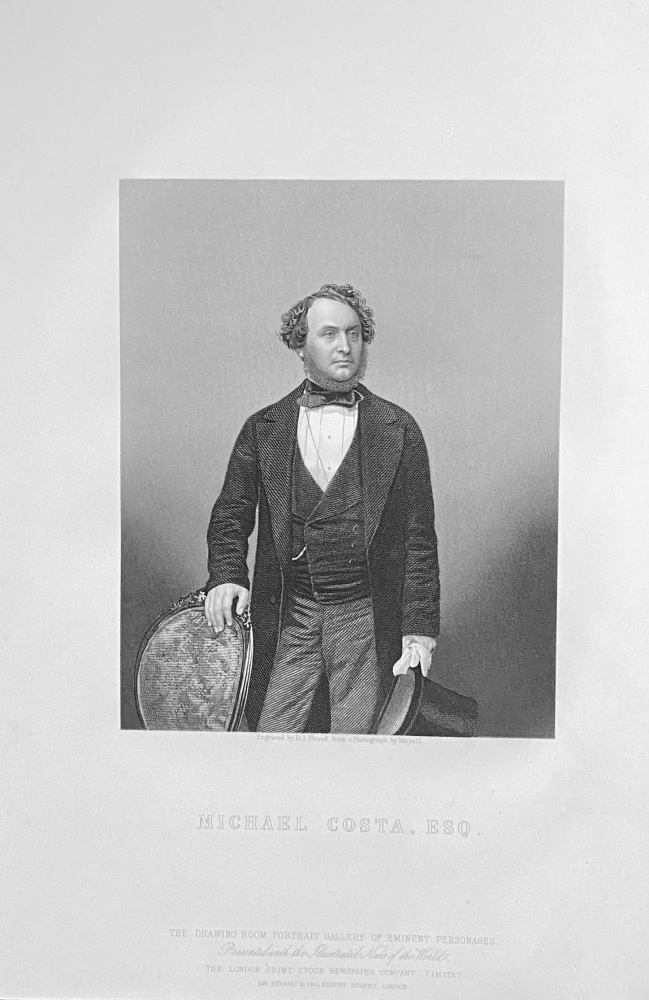 Michael Costa,  Esq.  (Musician) 1860.