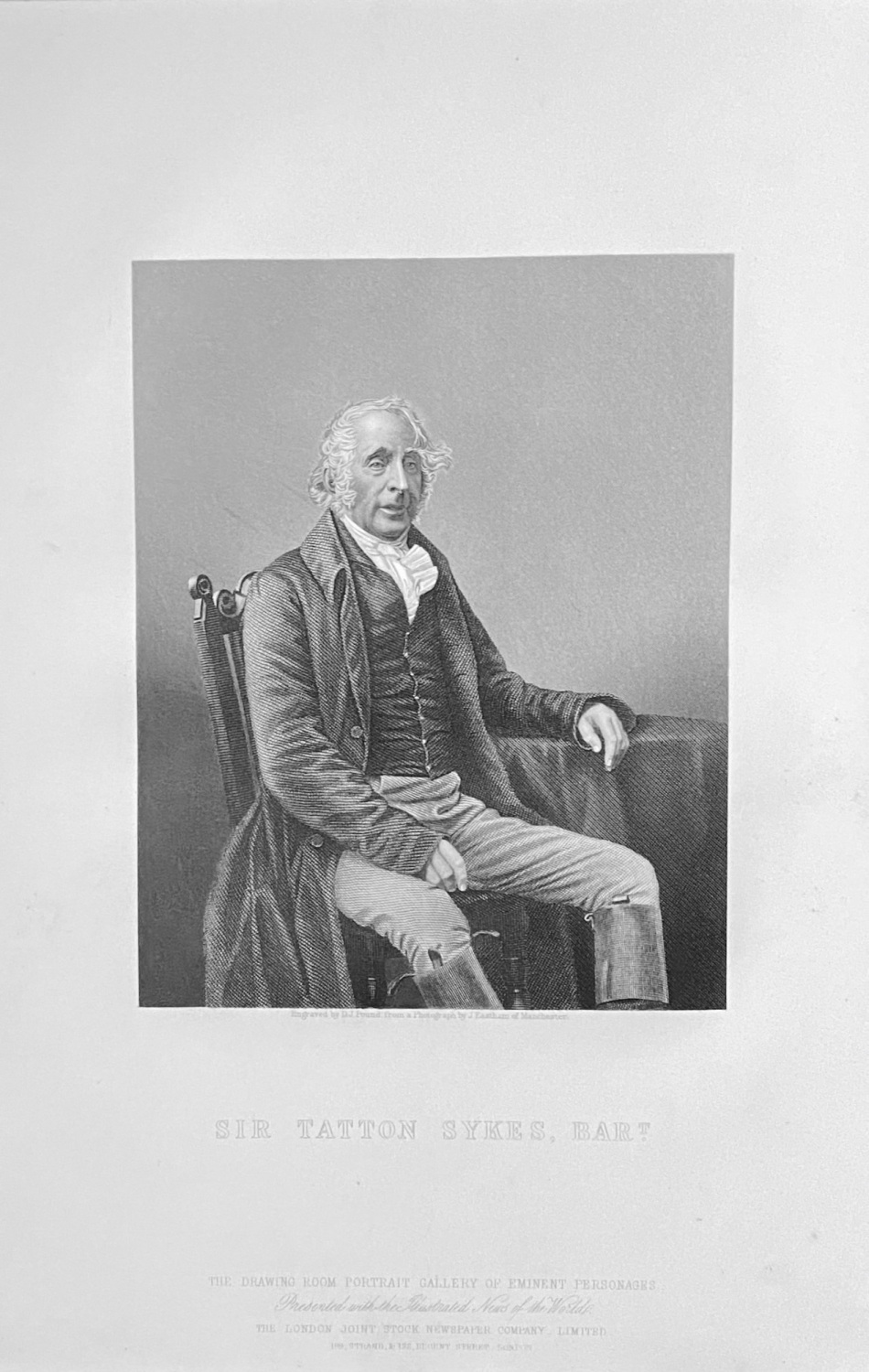 Sir Tatton Sykes,  Bart.  1860.