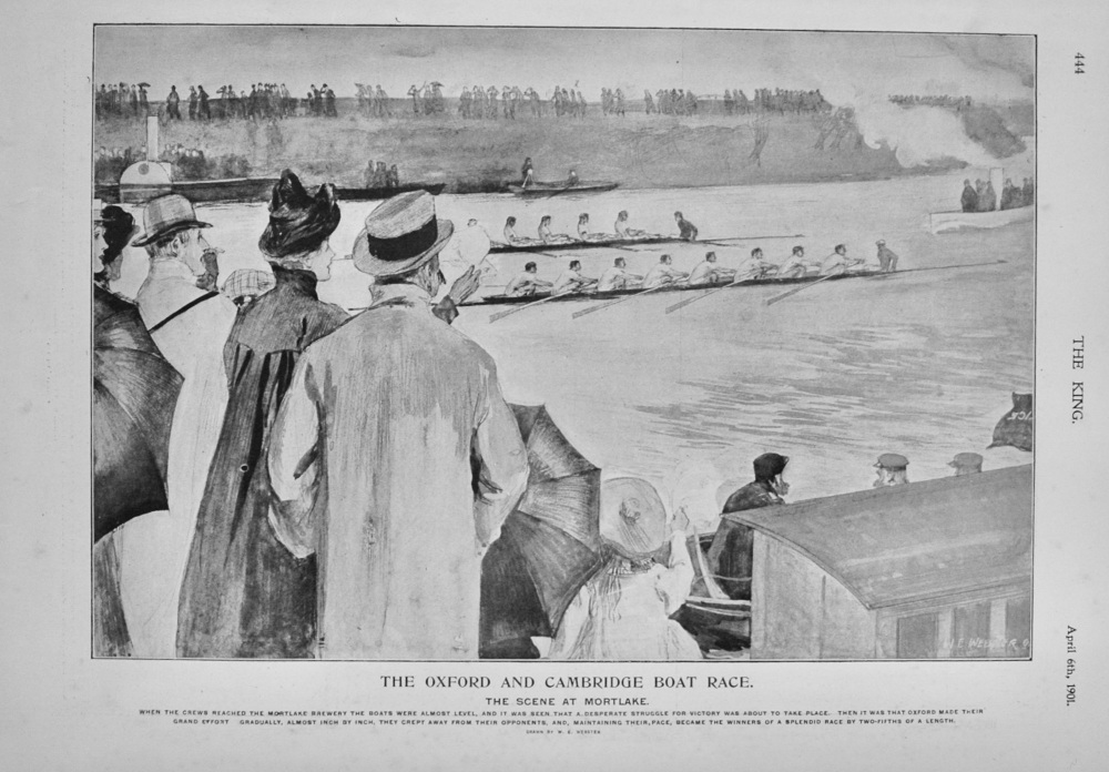 The Oxford and Cambridge Boat Race