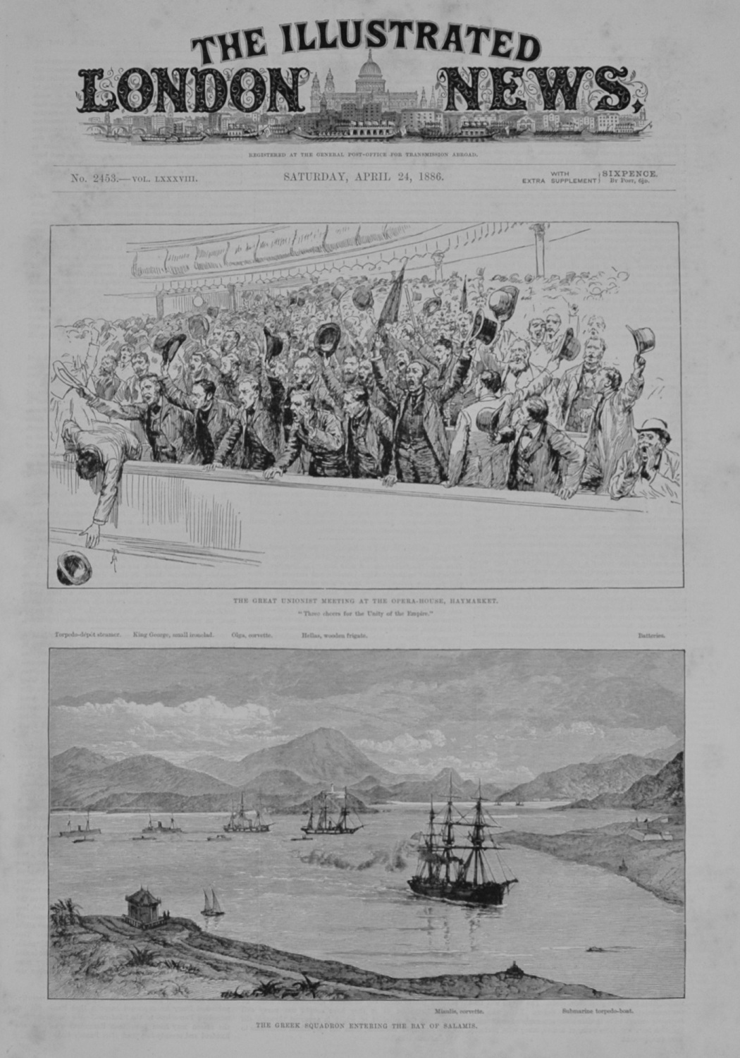 The Illustrated London News, April 24, 1886