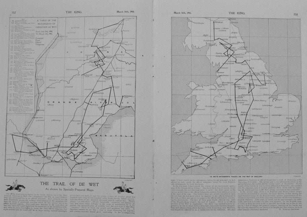 The Trail of De Wet - 1901