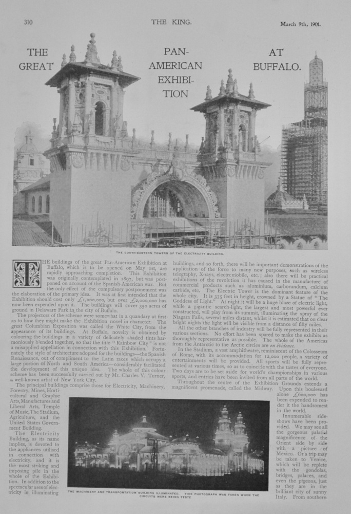 The Great Pan-American Exhibition at Buffalo
