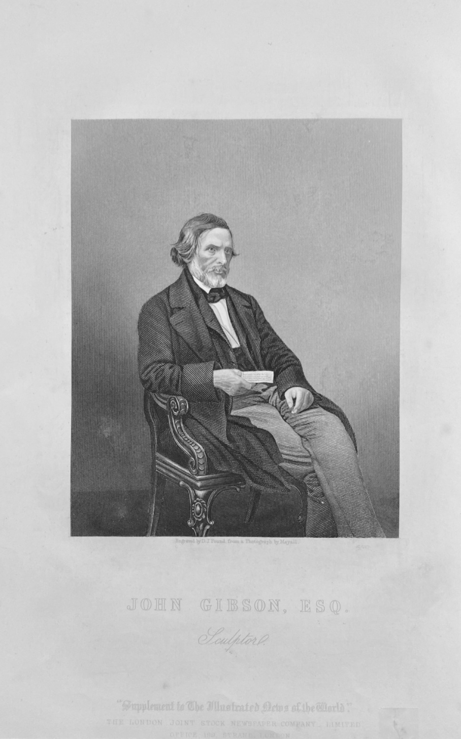 John Gibson, Esq.., R.A.  1859.