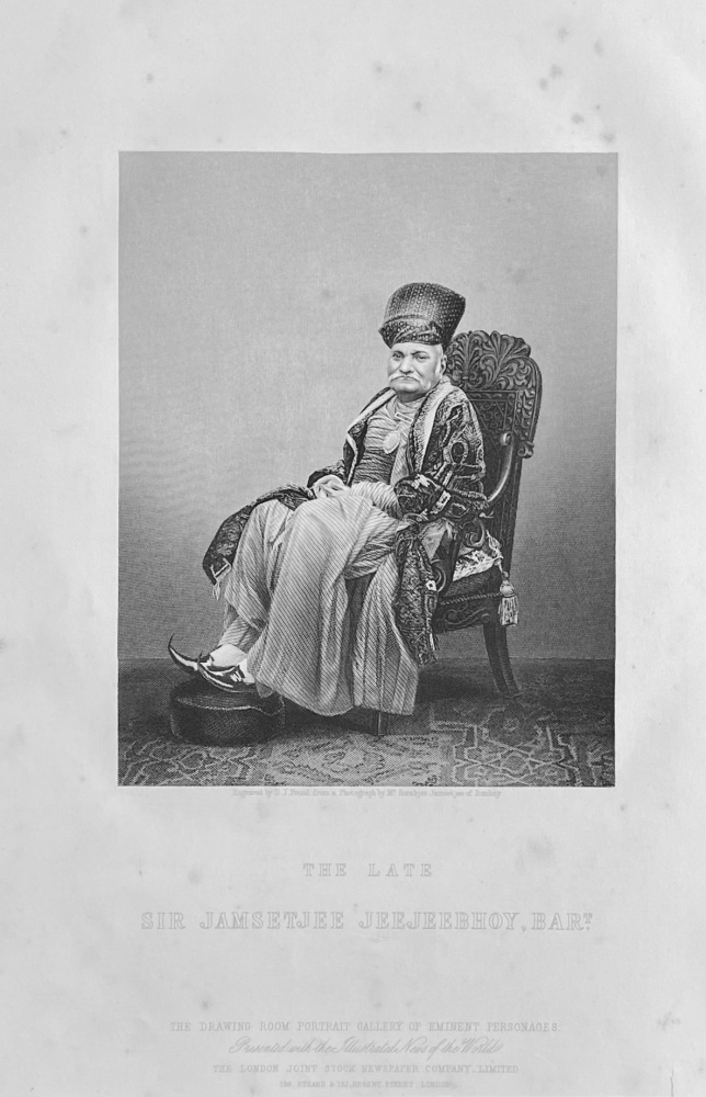The Late Sir Jamsetjee Jeejeebhoy,  Bart.  1859.