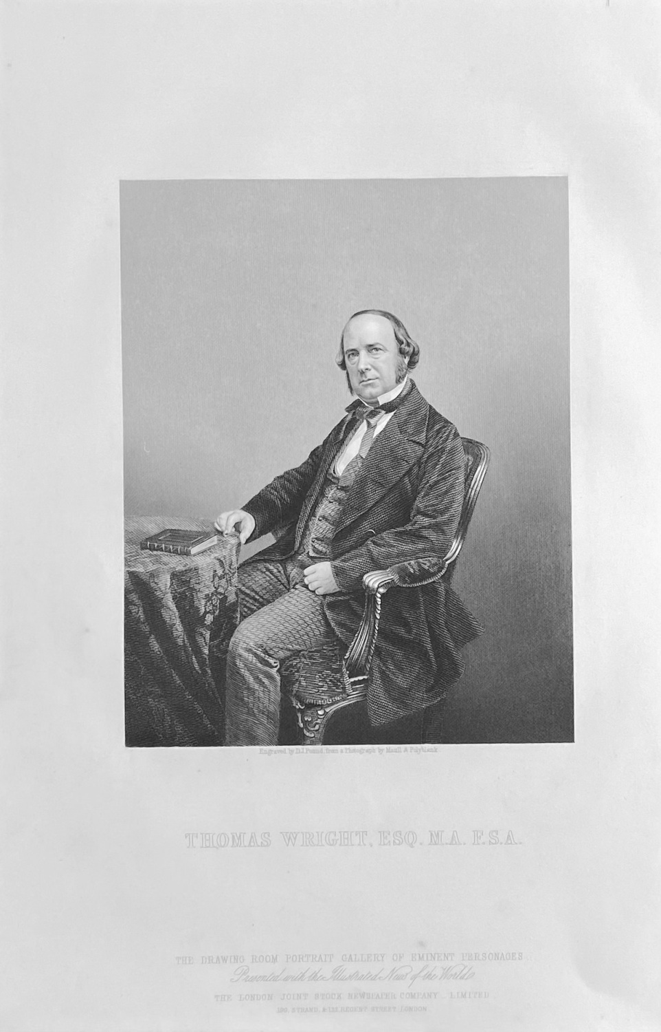 Thomas Wright, Esq.,  M.A.  F.S.A.  1859.