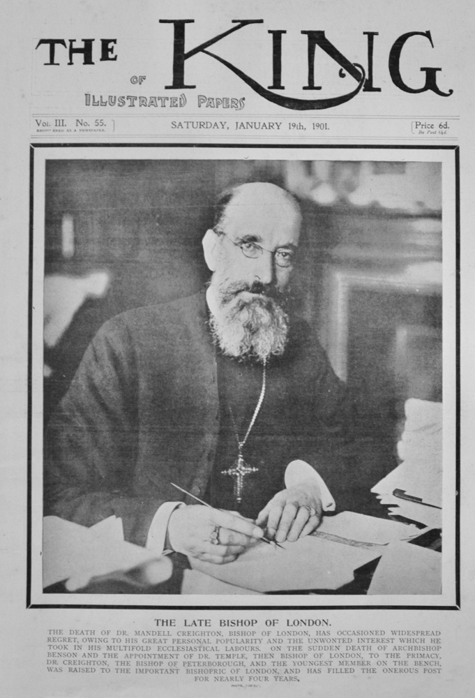 Dr Mandell Creighton - Bishop of London