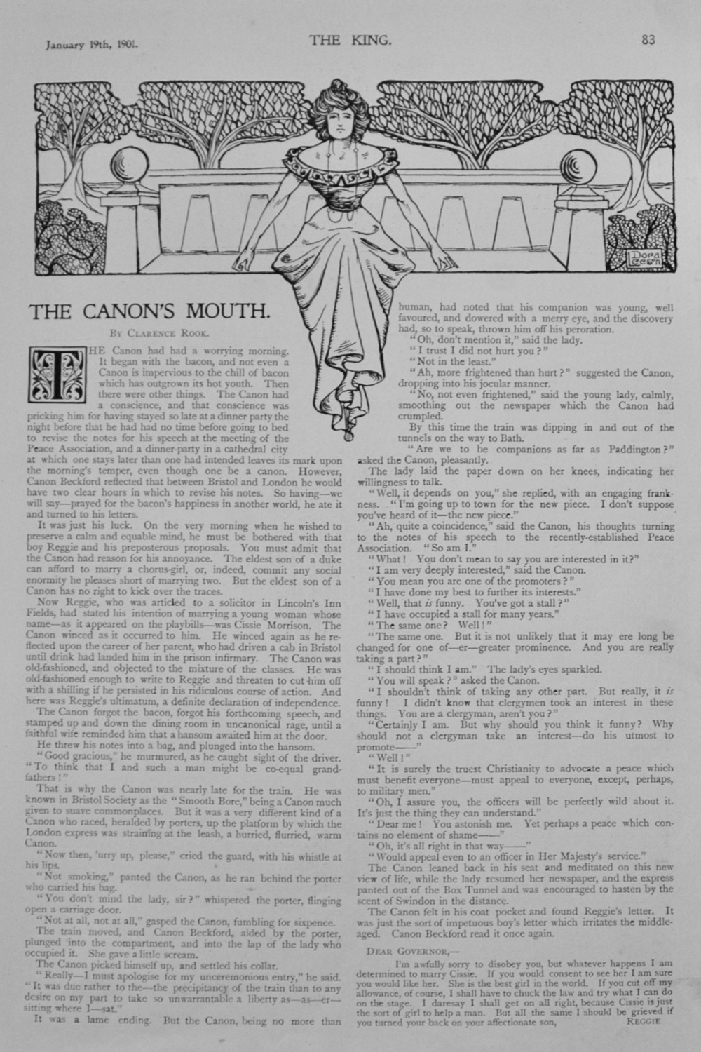 Story - The Canon's Mouth by Clarence Rook