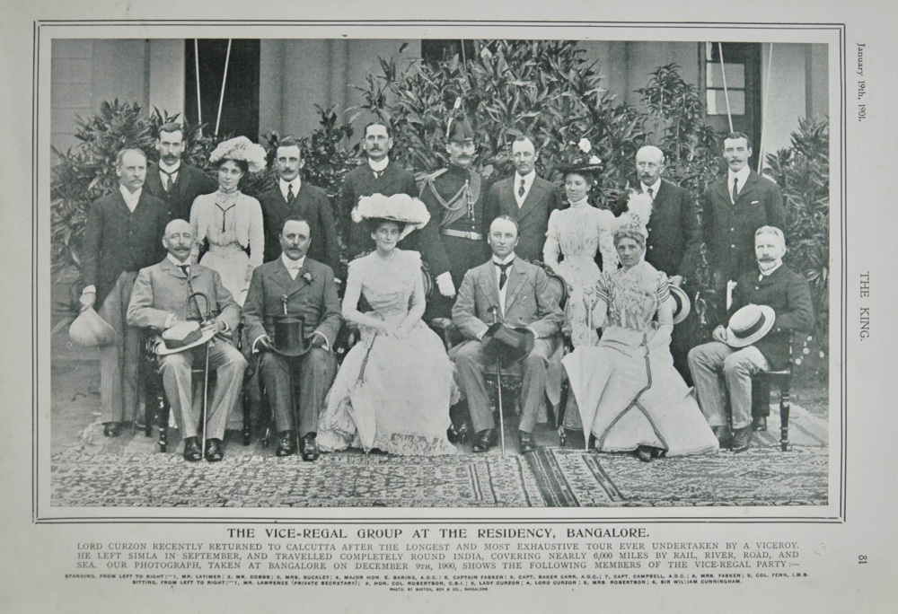 The Vice-Regal Group at the Residency, Bangalore