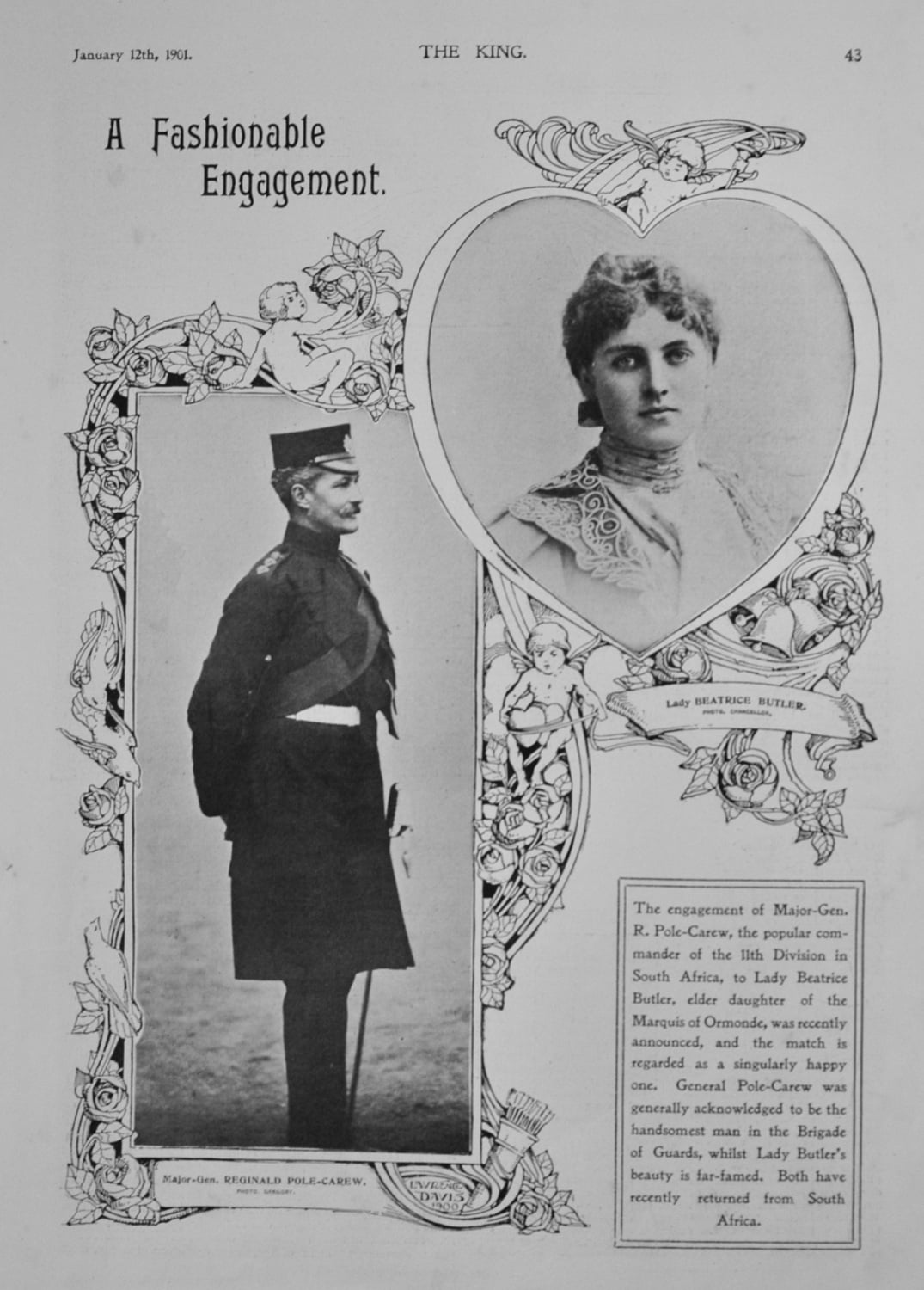 A Fashionable Engagement - Major General R Pole-Carew