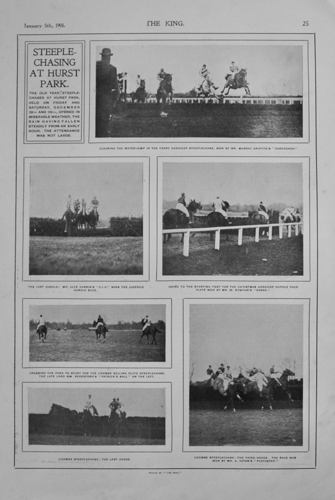 Steeplechasing at Hurst Park