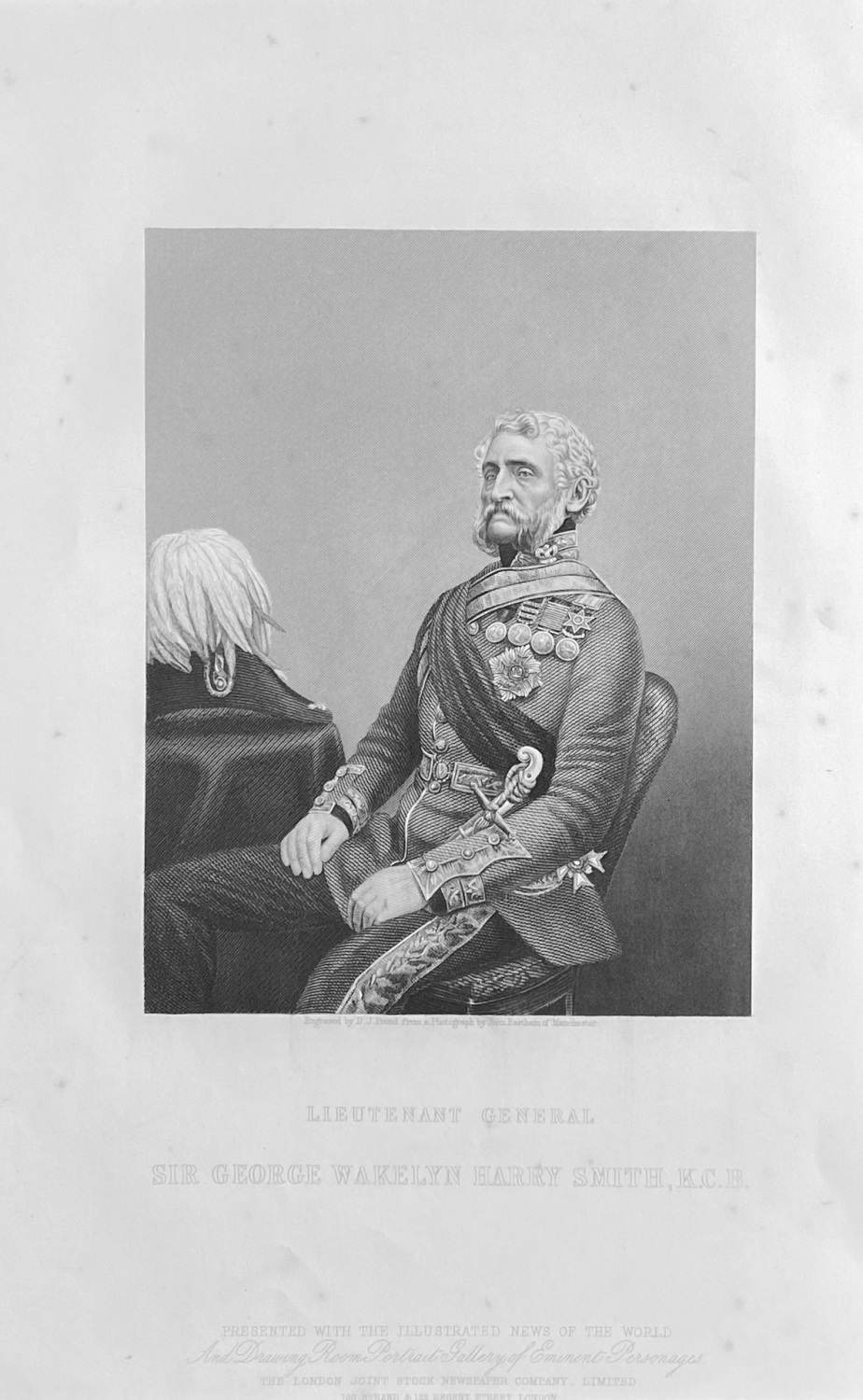Lieutenant General Sir George Wakelyn Harry Smith,  K.C.B.  1859.