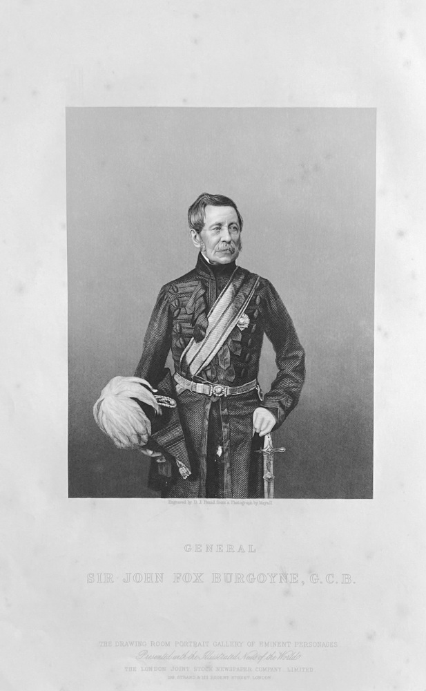 General Sir John Fox Burgoyne,  Bart.., G.C.B.  1859.