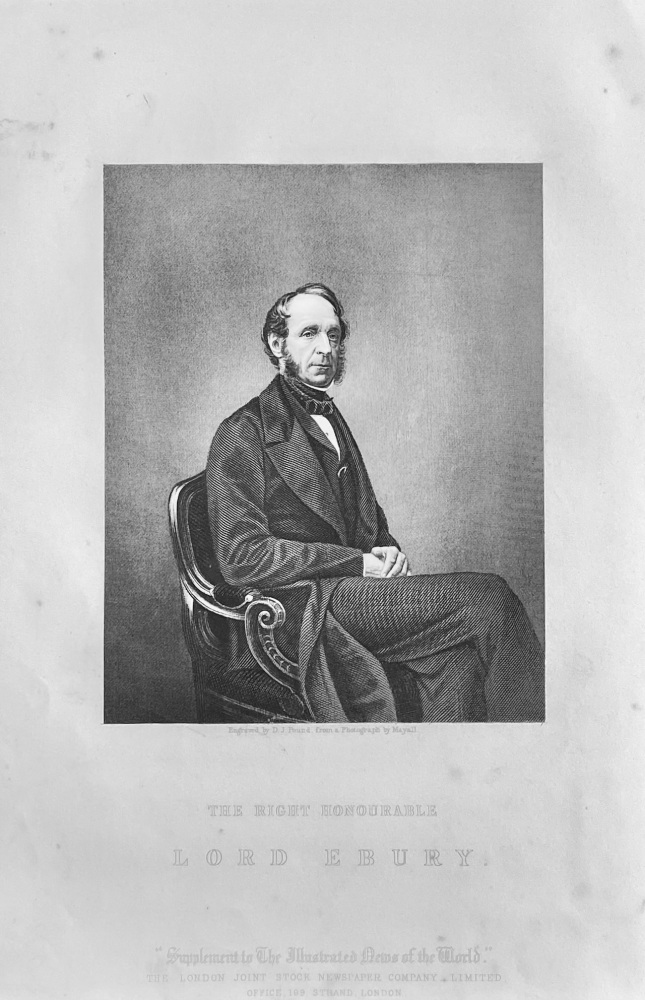 The Right Honourable Lord Ebury.  1859.