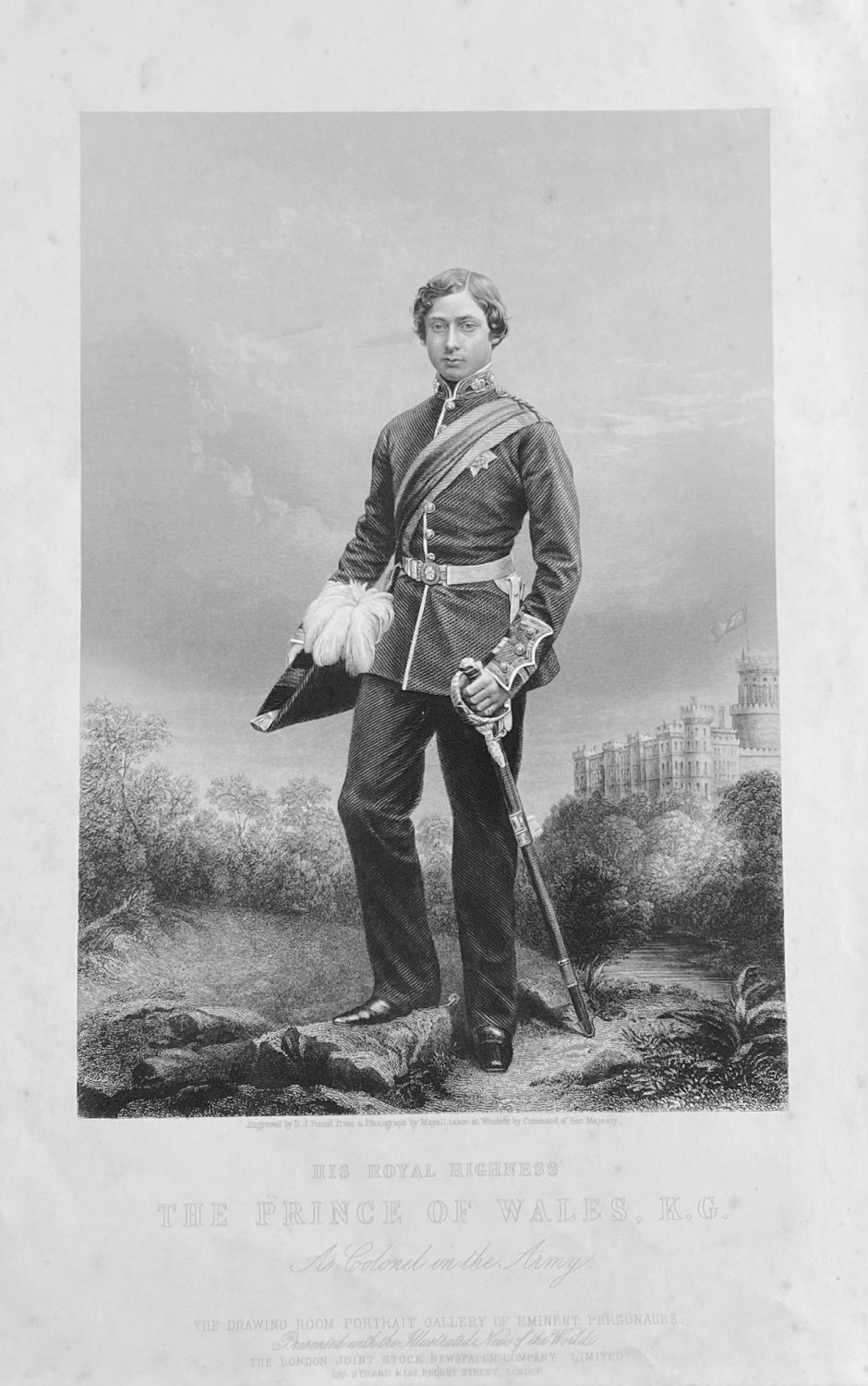 His Royal Highness The Prince of Wales, K.G. (As Colonel in the Army).  185