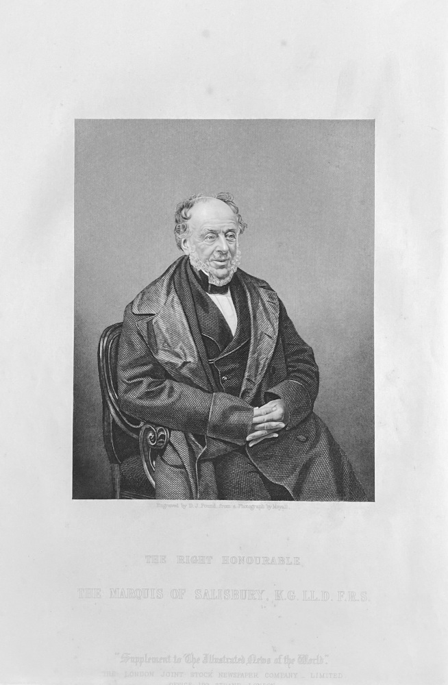 The Marquis of Salisbury,   D.D.,  L.L.D.,  F.R.S.   1859.