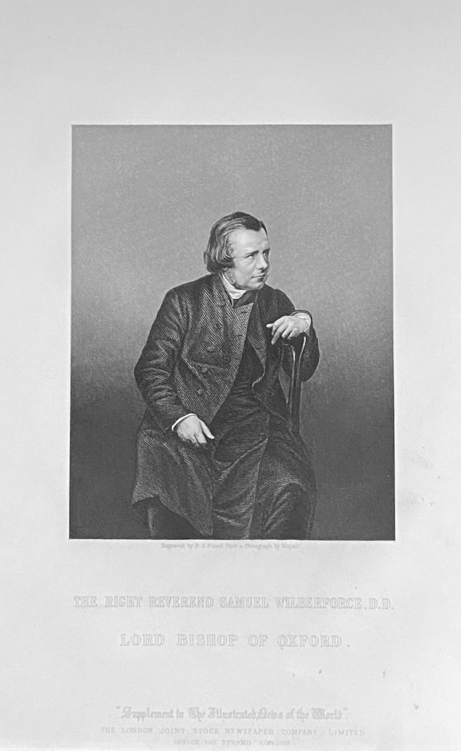 The Right Reverend Samuel Wilberforce,  D.D.  Lord Bishop of Oxford.  1859.