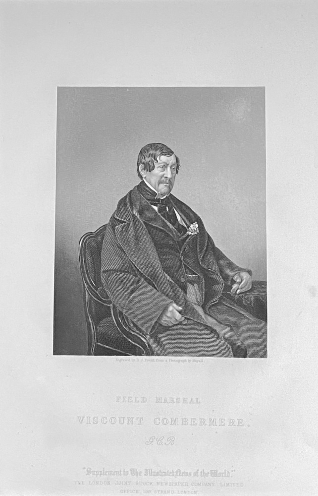 Field Marshal Viscount Combermere,  G.C.B.,  Etc.  1859.