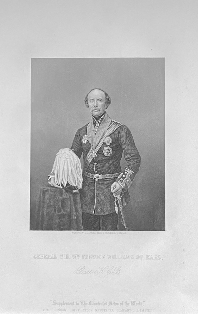 General Sir W. Fenwick Williams of Kars, Bart.,  K.C.B.  1859.