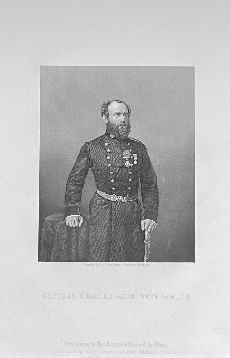 Major General Charles Ashe Windham,  C.B.   1859.