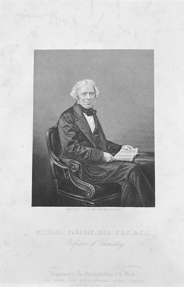 Michael Faraday, Esq.  F.R.S.  D.C.L.   1859.