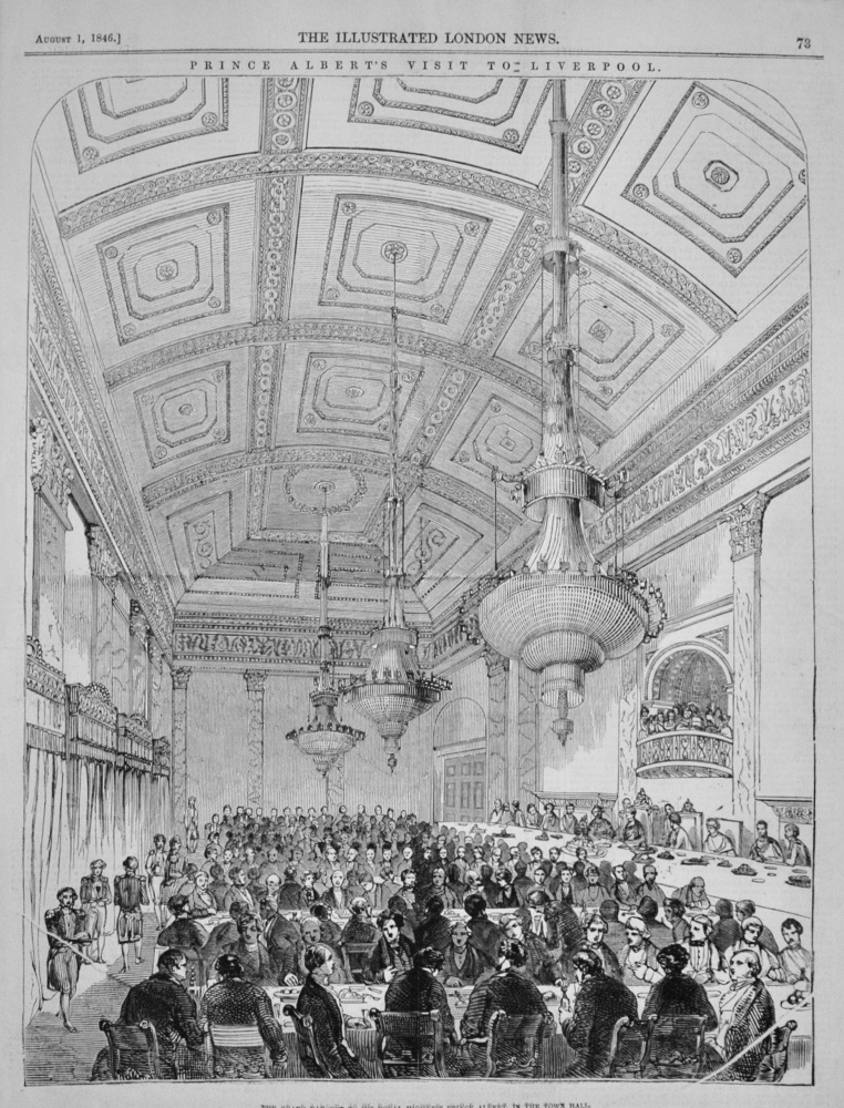 Banquet at the Town Hall, Liverpool