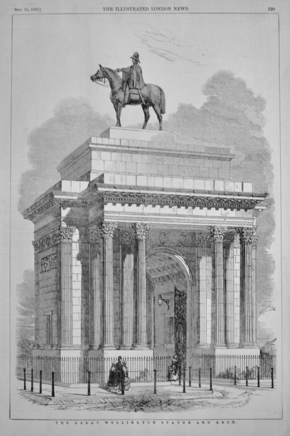 The Great Wellington Statue and Arch