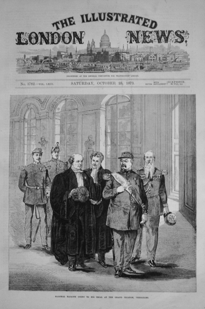 Marshal Bazaine going to his Trial - 1873