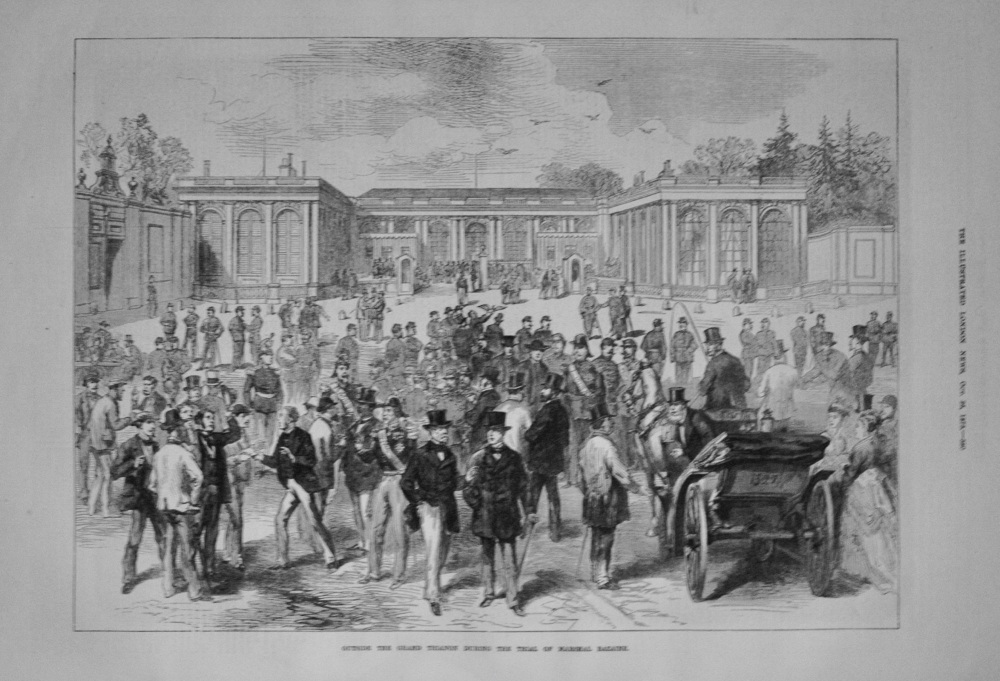Outside the Grand Trianon - Marshal Bazaine