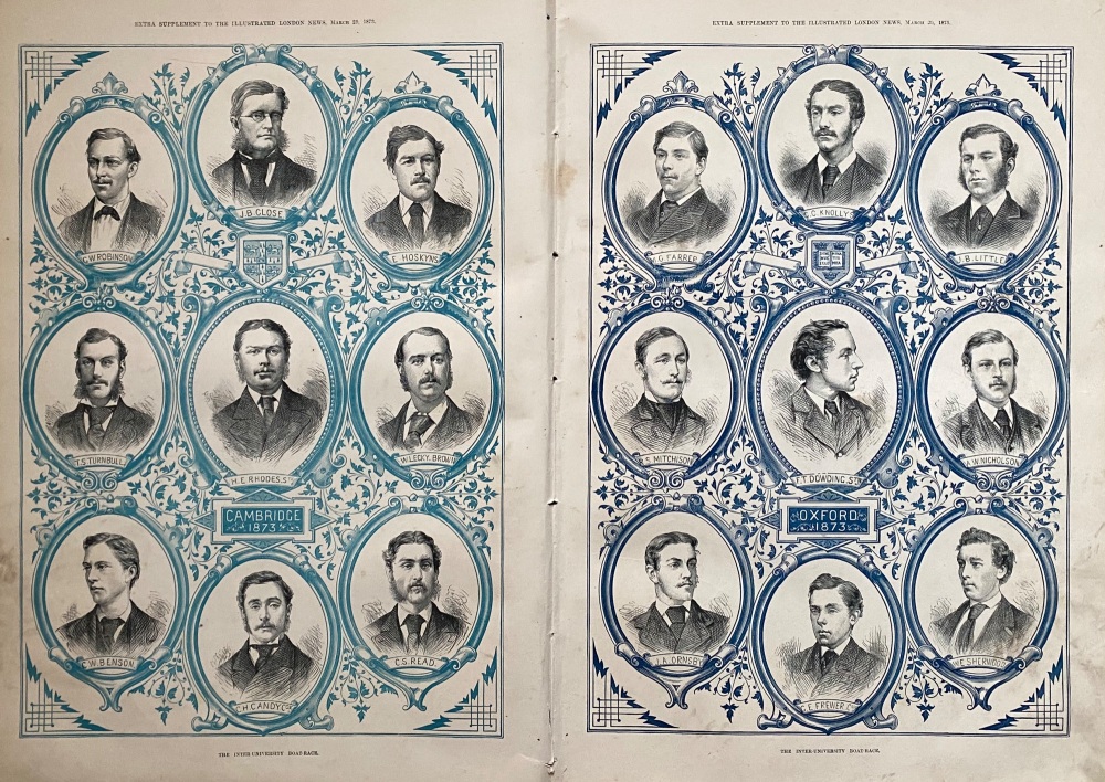 The Inter University Boat Race - 1873