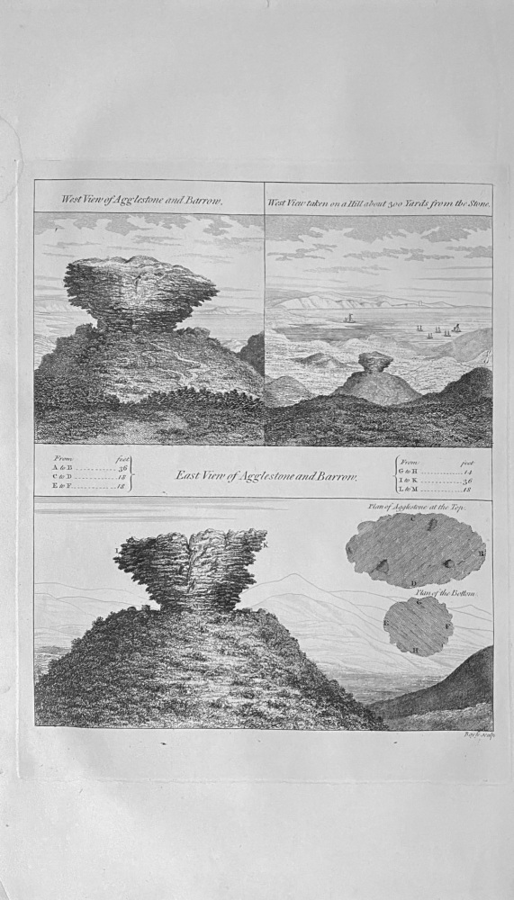 Agglestone Rock and Barron.  Dorset.
