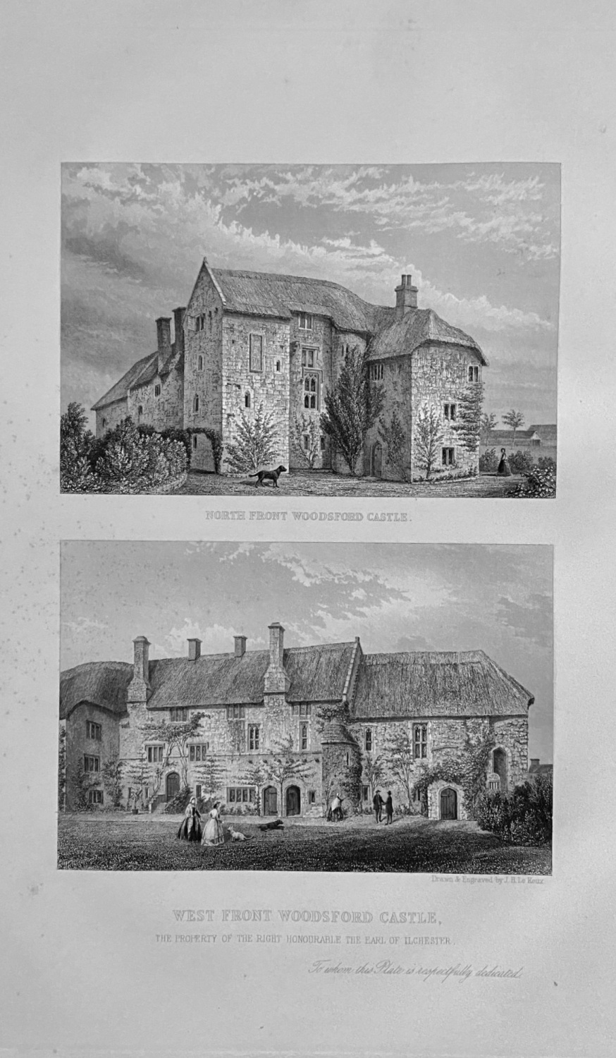 Woodford Castle.  Dorset. 1861-1870.