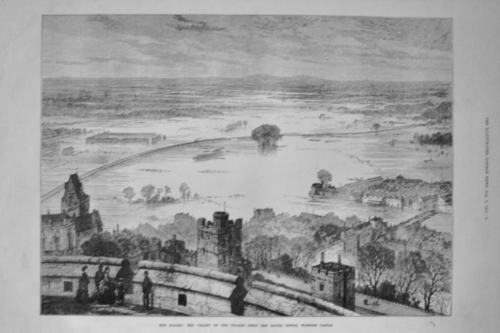 Floods in the Valley of the Thames, Windsor