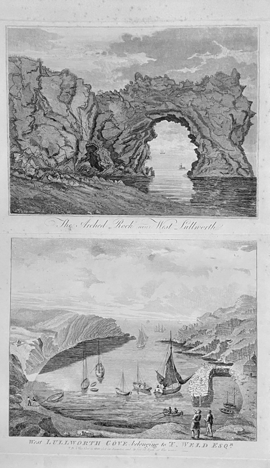 Lullworth Cove.  Dorset.  1861 to 1870.