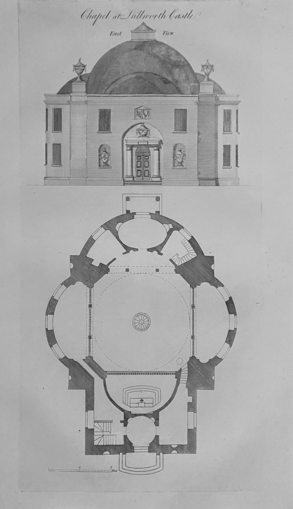 Chapel at Lullworth Castle.  1861 to 1870,