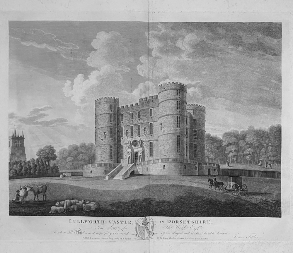 Lullworth Castle, in Dorsetshire.