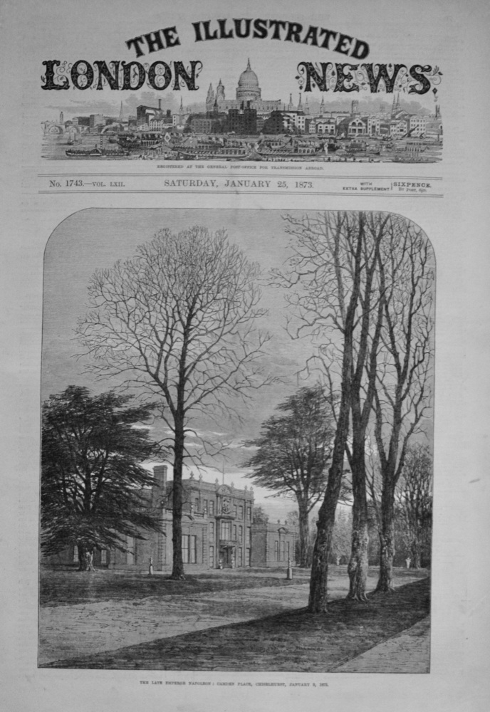 The Illustrated London News, January 25, 1873