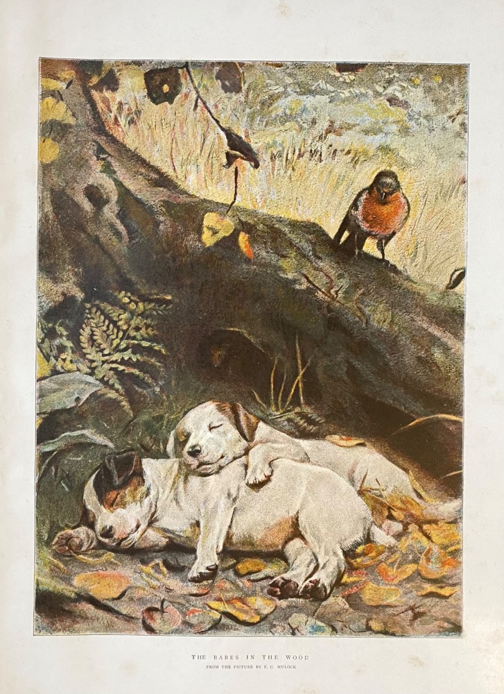 The Babes in the Wood.  From the Picture by F.C. Mulock.