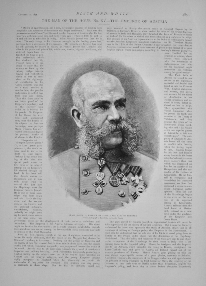 The Emperor of Austria - Franz Joseph I