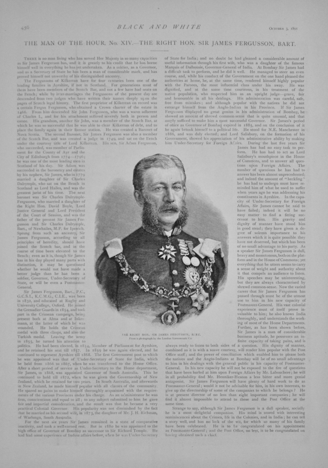 The Right Hon Sir James Fergusson