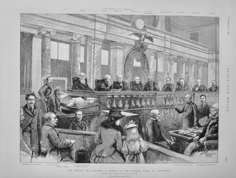 The Behring Sea Question at Washington