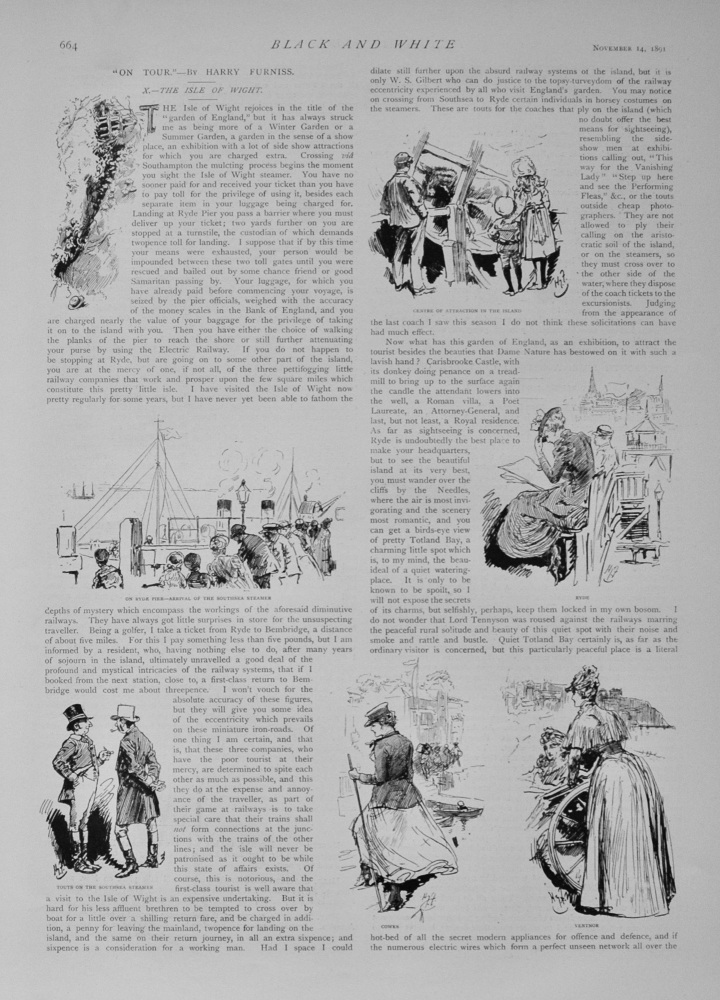 The isle of Wight - 1891