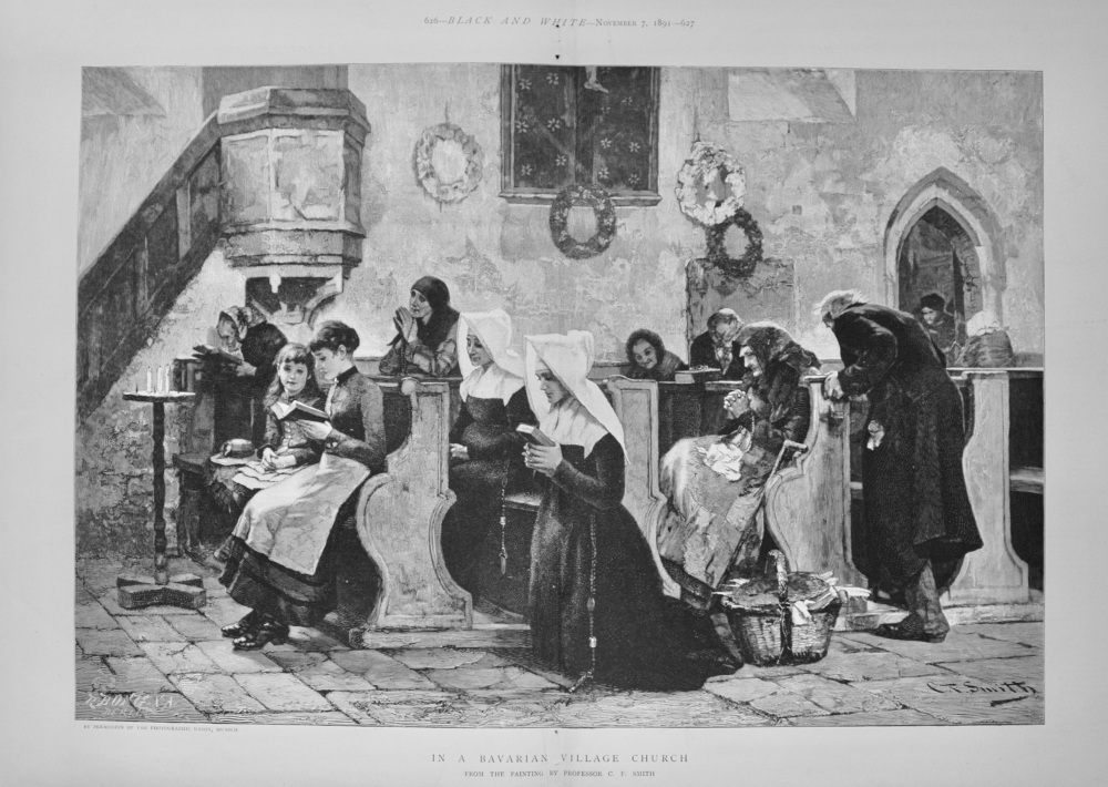 In a Bavarian Village Church