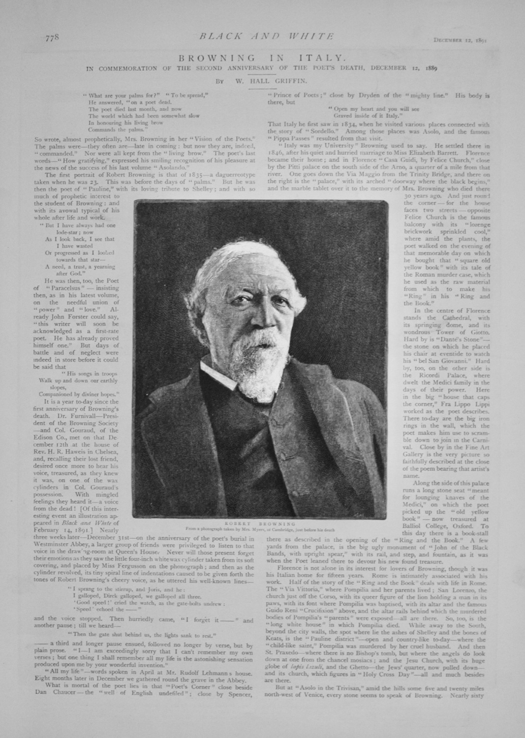 Browning in Italy - 1891