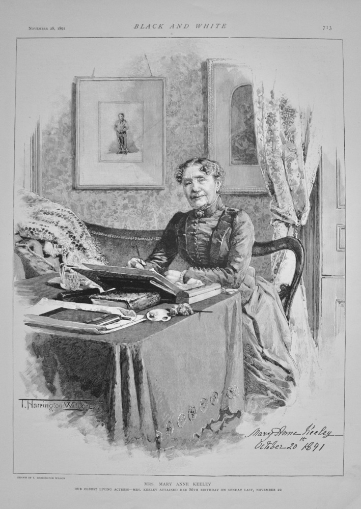 Mrs Mary Anne Keeley - Actress