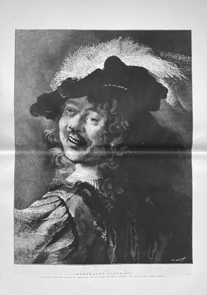 "Rembrandt Laughing"  1892.