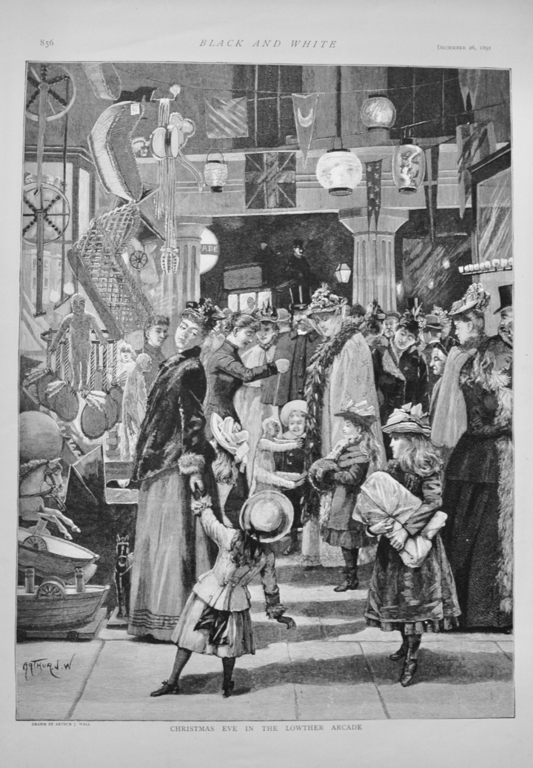 Christmas Eve in the Lowther Arcade