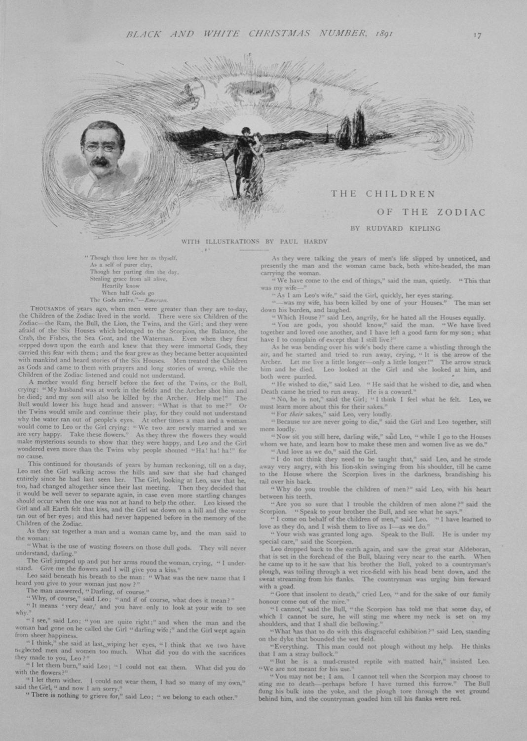 The Children of the Zodiac by Kipling - 1891