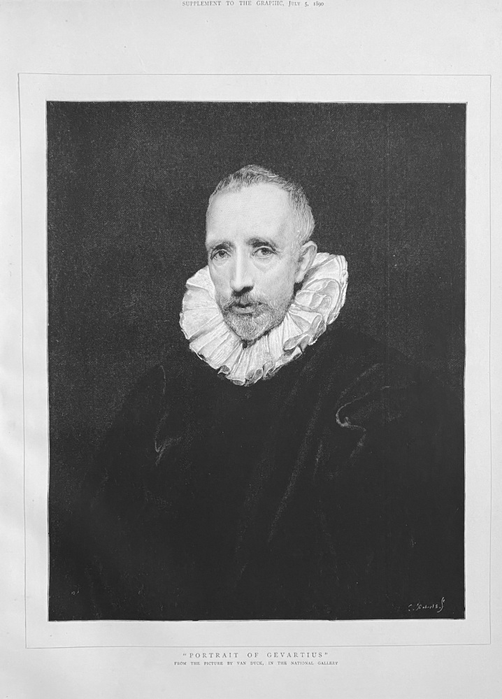 "Portrait of Gevartius"   1890.