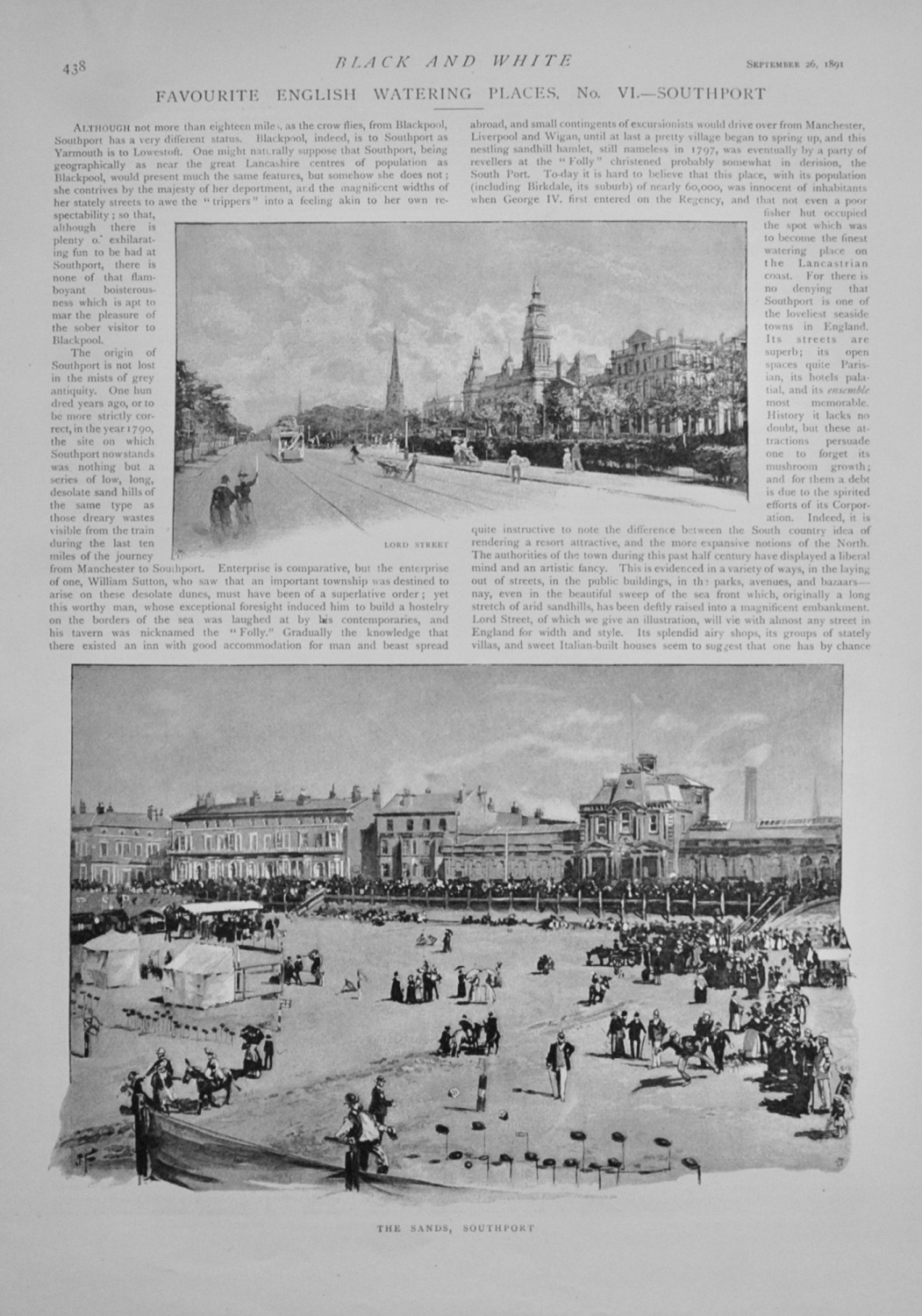 Favourite English Watering Places - Southport